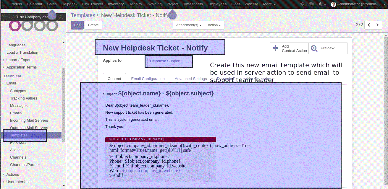Odoo CMS - a big picture
